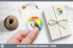 GorgeousSplat Rainbow Stickers design.