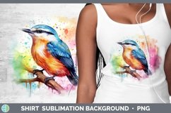 Splat Rainbow Nuthatch Shirt Sublimation Sublimation Backgro Product Image 1