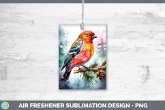 Splat Rainbow Pine Grosbeak Air Freshener Sublimation Car Fr Product Image 1
