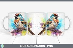 GorgeousSplat Rainbow Mug Wrap design.