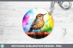 GorgeousSplat Rainbow Keychain design.