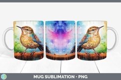 GorgeousSplat Rainbow Mug Wrap design.