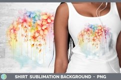 GorgeousWatercolor Flowers Shirt design.