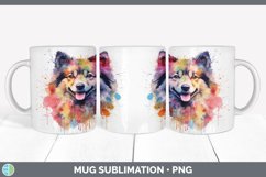 Rainbow Finnish Lapphund Dog Mug Wrap | Sublimation Coffee C Product Image 6