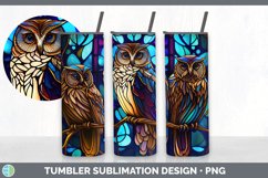 Stained Glass Owl Tumbler Sublimation Bundle Product Image 3
