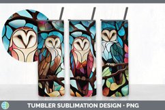 Stained Glass Owl Tumbler Sublimation Bundle Product Image 5