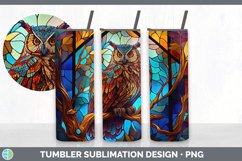 Stained Glass Owl Tumbler Sublimation Bundle Product Image 6