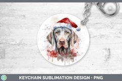 GorgeousSanta Hat Keychain design.