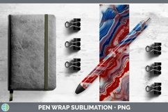 GorgeousPatriotic Pen Wrap design.