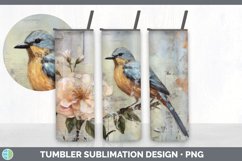 Vintage Swift Bird Tumbler | Sublimation 20 oz Skinny Tumble Product Image 4