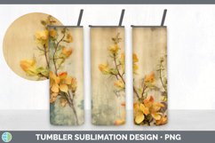 Vintage Acacia Flowers Tumbler | Sublimation 20 oz Skinny Tu Product Image 7