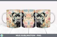 Vintage Cane Corso Dog Mug Wrap | Sublimation Coffee Cup Des Product Image 4