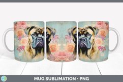 Vintage Cane Corso Dog Mug Wrap | Sublimation Coffee Cup Des Product Image 5