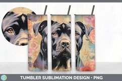 Vintage Cane Corso Dog Tumbler | Sublimation 20 oz Skinny Tu Product Image 6