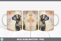 Vintage Cane Corso Dog Mug Wrap | Sublimation Coffee Cup Des Product Image 7