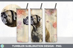 Vintage Cane Corso Dog Tumbler | Sublimation 20 oz Skinny Tu Product Image 7