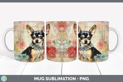 Vintage Chihuahua Dog Mug Wrap | Sublimation Coffee Cup Desi Product Image 7