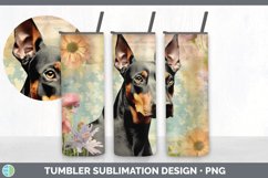 Vintage Doberman Pinscher Dog Tumbler | Sublimation 20 oz Sk Product Image 6