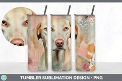 Vintage Weimaraner Dog Tumbler | Sublimation 20 oz Skinny Tu Product Image 3
