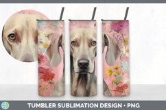 Vintage Weimaraner Dog Tumbler | Sublimation 20 oz Skinny Tu Product Image 7