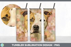Vintage American Staffordshire Dog Tumbler | Sublimation 20 Product Image 3