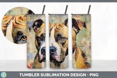 Vintage American Staffordshire Dog Tumbler | Sublimation 20 Product Image 5