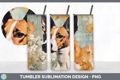 Vintage Basenji Dog Tumbler | Sublimation 20 oz Skinny Tumbl Product Image 5