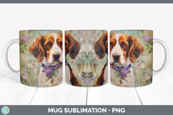 Vintage Brittany Dog Mug Wrap | Sublimation Coffee Cup Desig Product Image 5