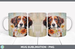 Vintage Brittany Dog Mug Wrap | Sublimation Coffee Cup Desig Product Image 6