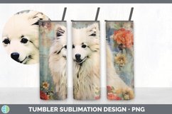Vintage American Eskie Dog Tumbler | Sublimation 20 oz Skinn Product Image 2