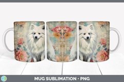 Vintage American Eskie Dog Mug Wrap | Sublimation Coffee Cup Product Image 3