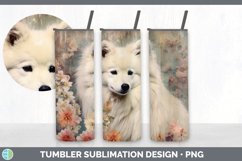 Vintage American Eskie Dog Tumbler | Sublimation 20 oz Skinn Product Image 4