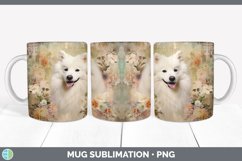 Vintage American Eskie Dog Mug Wrap | Sublimation Coffee Cup Product Image 6