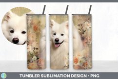 Vintage American Eskie Dog Tumbler | Sublimation 20 oz Skinn Product Image 6