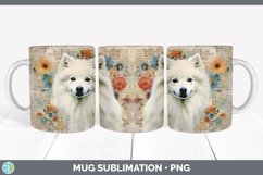 Vintage American Eskie Dog Mug Wrap | Sublimation Coffee Cup Product Image 7