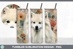 Vintage American Eskie Dog Tumbler | Sublimation 20 oz Skinn Product Image 7