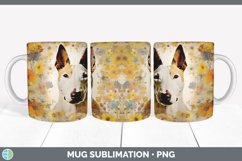 Vintage Bull Terrier Dog Mug Wrap | Sublimation Coffee Cup D Product Image 2