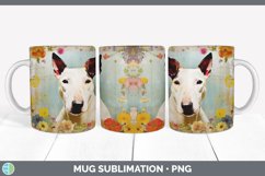 Vintage Bull Terrier Dog Mug Wrap | Sublimation Coffee Cup D Product Image 6