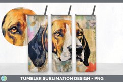 Vintage English Coonhound Dog Tumbler | Sublimation 20 oz Sk Product Image 5