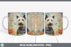 Vintage Scottish Terrier Dog Mug Wrap | Sublimation Coffee C Product Image 5