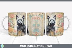 Vintage Scottish Terrier Dog Mug Wrap | Sublimation Coffee C Product Image 6