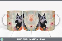 Vintage Scottish Terrier Dog Mug Wrap | Sublimation Coffee C Product Image 7