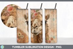 Vintage Camel Tumbler | Sublimation 20 oz Skinny Tumbler Des Product Image 6