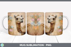 Vintage Camel Mug Wrap | Sublimation Coffee Cup Designs Bund Product Image 7