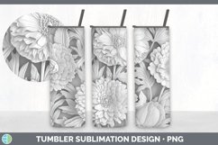 GorgeousWhite 3D Sculpture Tumbler design.
