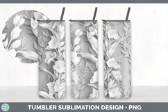 3D Snapdragon Flowers 3D Sublimation Tumbler Wrap Product Image 2