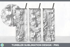 3D Snapdragon Flowers 3D Sublimation Tumbler Wrap Product Image 4