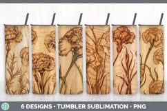 Wood Burned Tumbler Mega Sublimation Bundle Designs PNG Product Image 4