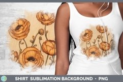 GorgeousWood Burned Flowers Shirt design.