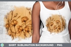 GorgeousWood Burned Flowers Shirt design.